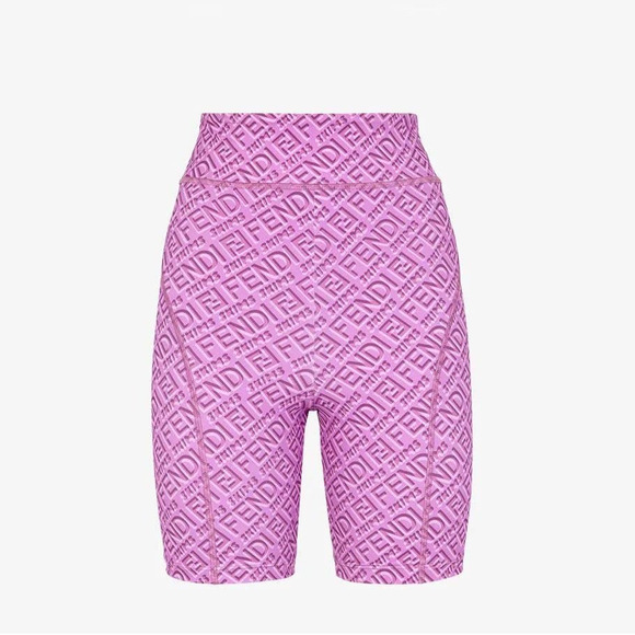 Fendi x Skims Pink Biker Shorts - Picture 1 of 4
